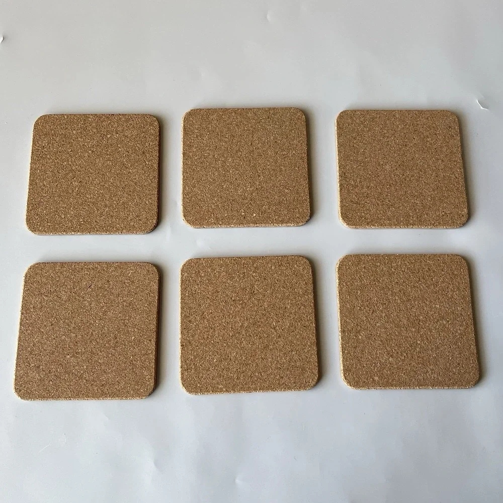 Vintage Pimpernel English Cottages Coaster Set of 6 Cork Backed Made In England